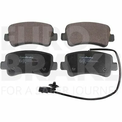 Consegna Rapida EUROBRAKE 5502223648 Kit Pastiglie Freno, Freno a Disco