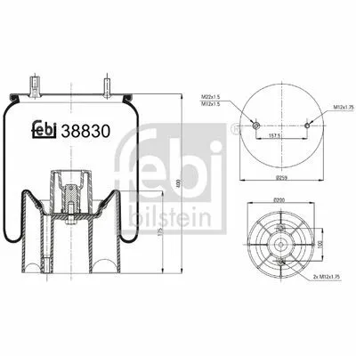 A Buon Prezzo FEBI BILSTEIN 38830 Soffietto, Sospensione Pneumatica