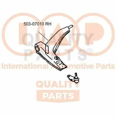 Novità IAP QUALITY PARTS 503-07010 Braccio Oscillante, Sospensione Ruota