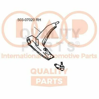 Prezzo Di Fabbrica IAP QUALITY PARTS 503-07020 Braccio Oscillante, Sospensione Ruota