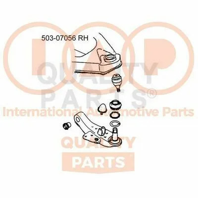 IAP QUALITY PARTS 503-07056 Braccio Oscillante, Sospensione Ruota Esclusivo