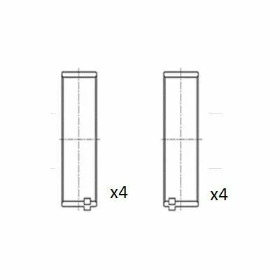FAI AUTOPARTS BB2027-STD Semicuscinetto di Testa Della Biella Prezzo Di Fabbrica
