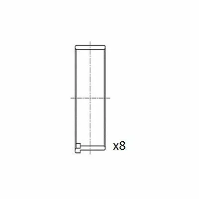 Prezzo Di Fabbrica FAI AUTOPARTS BB2054-025 Semicuscinetto di Testa Della Biella