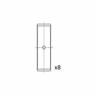 FAI AUTOPARTS BB2063-STD Semicuscinetto di Testa Della Biella Direttamente Dal Produttore