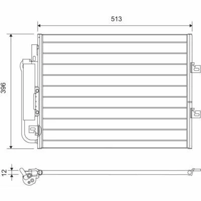 Direttamente Dal Produttore VALEO 814061 Condensatore, Climatizzatore