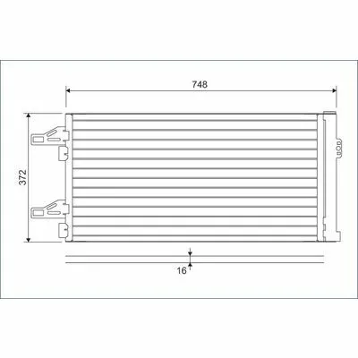 Prezzo Di Fabbrica VALEO 814085 Condensatore, Climatizzatore