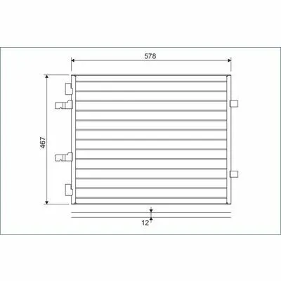 VALEO 814172 Condensatore, Climatizzatore Pagamento Sicuro