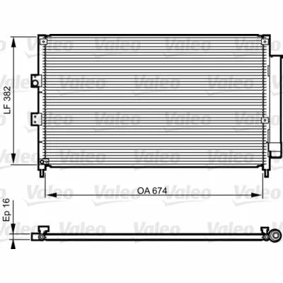 Ultime Pezzi VALEO 814217 Condensatore, Climatizzatore