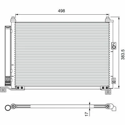 VALEO 814403 Condensatore, Climatizzatore Ordina Subito