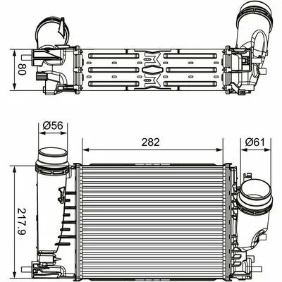 Spedito Oggi VALEO 817175 Intercooler