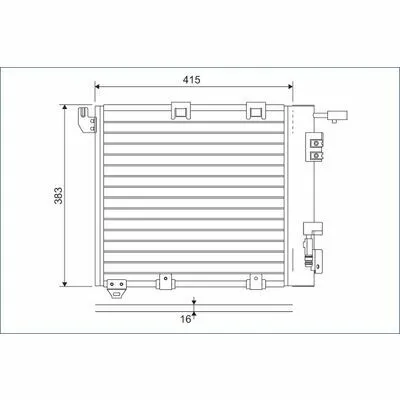 Consegna Rapida VALEO 817506 Condensatore, Climatizzatore