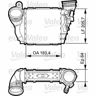 Solo Oggi VALEO 817557 Intercooler