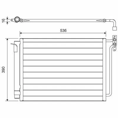 Di Tendenza VALEO 817575 Condensatore, Climatizzatore