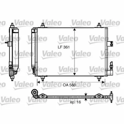 Affare VALEO 817824 Condensatore, Climatizzatore