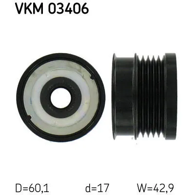 Soddisfatti O Rimborsati SKF VKM 03406 Puleggia Cinghia, Alternatore
