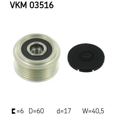 Solo Oggi SKF VKM 03516 Puleggia Cinghia, Alternatore