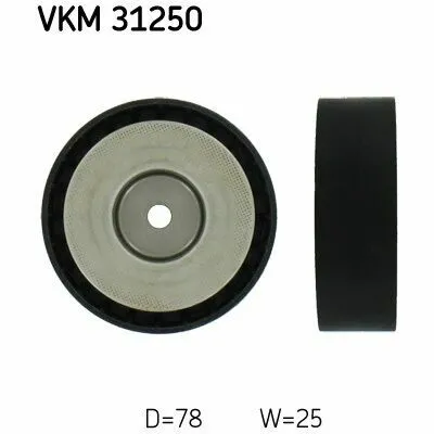 Economico SKF VKM 31250 Galoppino/Guidacinghia, Cinghia Poly-V