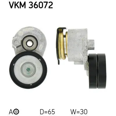 Economico SKF VKM 36072 Galoppino/Guidacinghia, Cinghia Poly-V