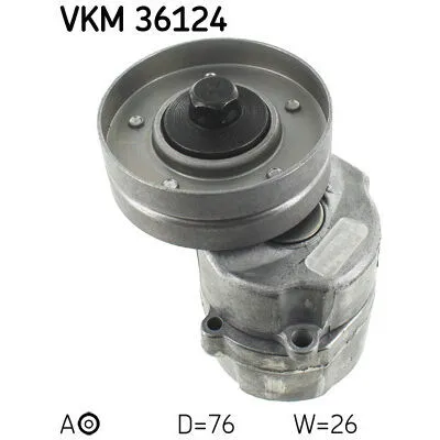 Solo Oggi SKF VKM 36124 Galoppino/Guidacinghia, Cinghia Poly-V
