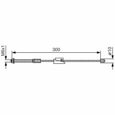Prezzo Ridotto BOSCH 1 987 482 132 Cavo Comando, Freno Stazionamento