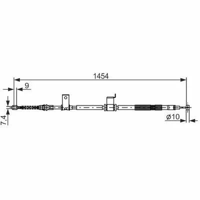 Bestseller BOSCH 1 987 482 294 Cavo Comando, Freno Stazionamento