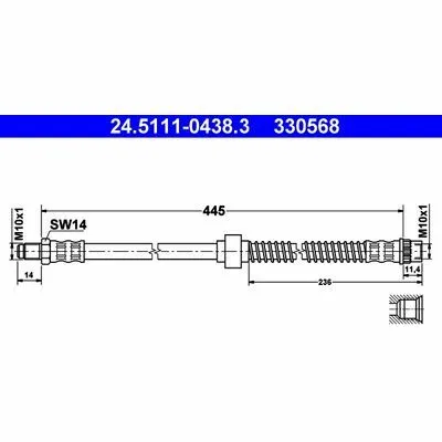 Offerta Del Giorno ATE 24.5111-0438.3 Flessibile del Freno