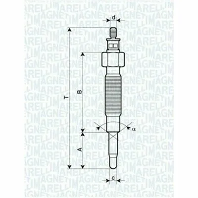 Spedizione Espresso MAGNETI MARELLI 062900019304 Candeletta