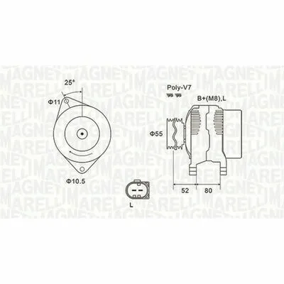 A Buon Prezzo MAGNETI MARELLI 063731837010 Alternatore