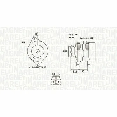 Subito Disponibile MAGNETI MARELLI 063732020010 Alternatore