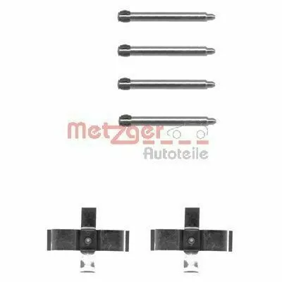 Più Venduto METZGER 109-1195 Kit Accessori, Pastiglia Freno