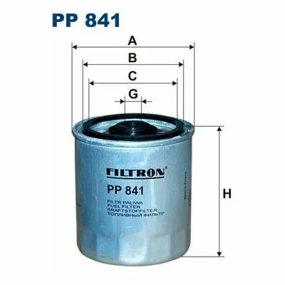 Compra Adesso FILTRON PP 841 Filtro Carburante