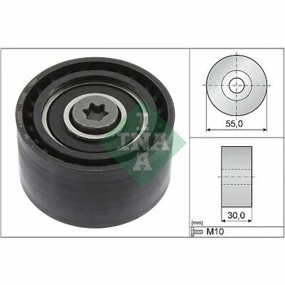 INA 532 0874 10 Rullo Tenditore, Cinghia Dentata Nuova Collezione