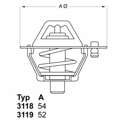 WAHLER 3119.82D3 Termostato, Refrigerante Offerta Limitata