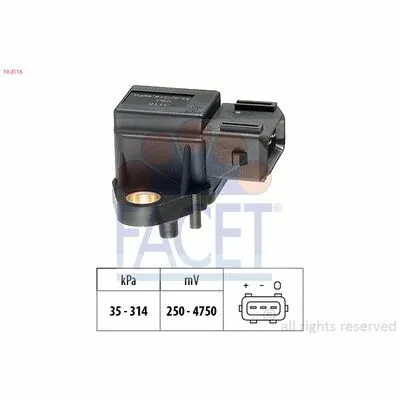 FACET Made in Italy - OE Equivalent 10.3116 Sensore Pressione Aria, Aggiustaggio Altimetrico Compra Adesso