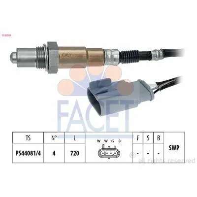 FACET Made in Italy - OE Equivalent 10.8208 Sonda Lambda Compra Adesso