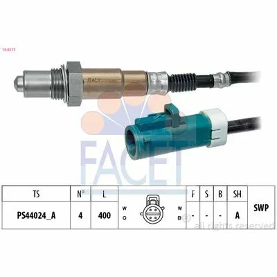 FACET Made in Italy - OE Equivalent 10.8273 Sonda Lambda Popolare