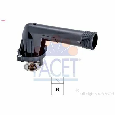 Reso Gratuito FACET Made in Italy - OE Equivalent 7.8428 Termostato, Refrigerante